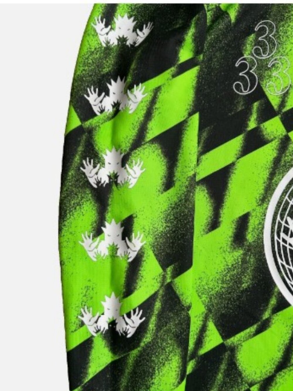Adidas Soccer Club Jersey All Over Print Green Men’s Size Small Streetwear Bold - Picture 4 of 10